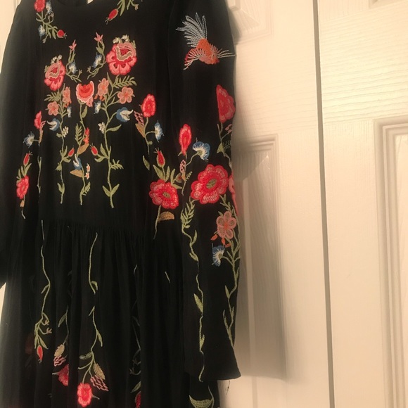 Anthropogie Allison embroidered Dress X-Small - Picture 3 of 5